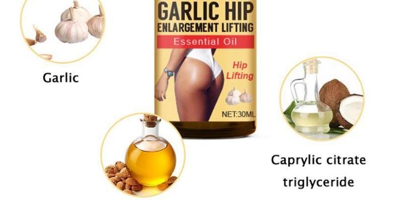 Garlic Oil For Bigger Buttocks and Hips
