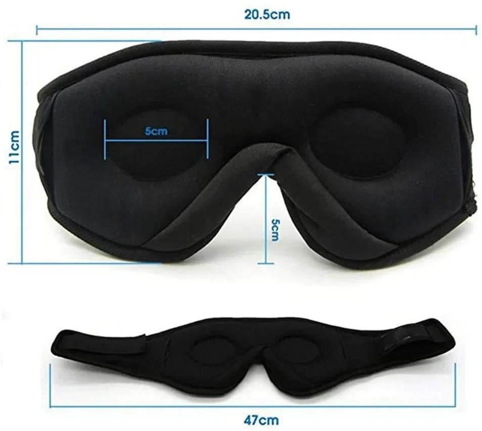 3D Wireless Smart Sleeping Mask Headband